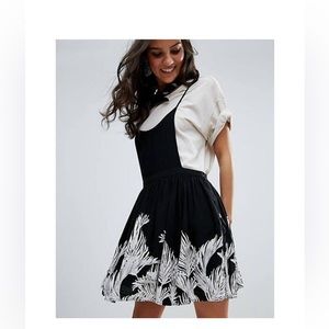 Free People Tropical Oasis Jumper Skirt New with tags Medium